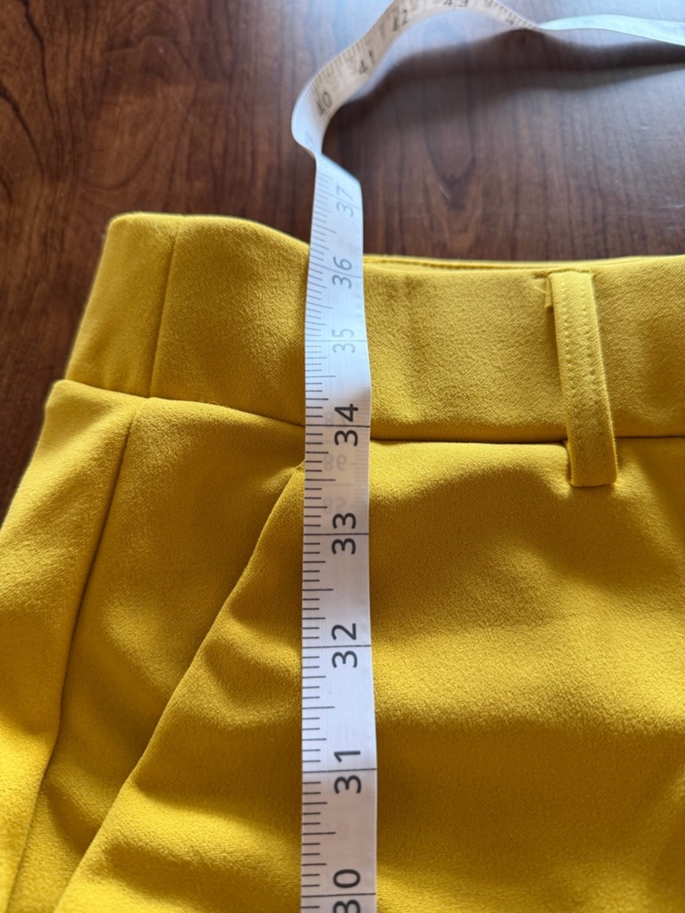 Jules & Leopold Golden Yellow Ankle Pants NWT L - Picture 4 of 8